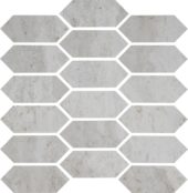 Spirit Silver Picket Mosaic | Marino Tile NY