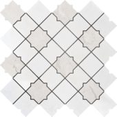 Star & Square White & Beige Mix Marble | Marino Tile NY