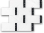 Stark Brick Mosaic Marbled | Marino Tile NY