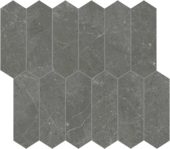 Stark Carbon 2x6 Picket Mosaic | Marino Tile NY