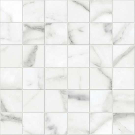 Statuario Venezia Honed 2X2 Mosaic | Marino Tile NY