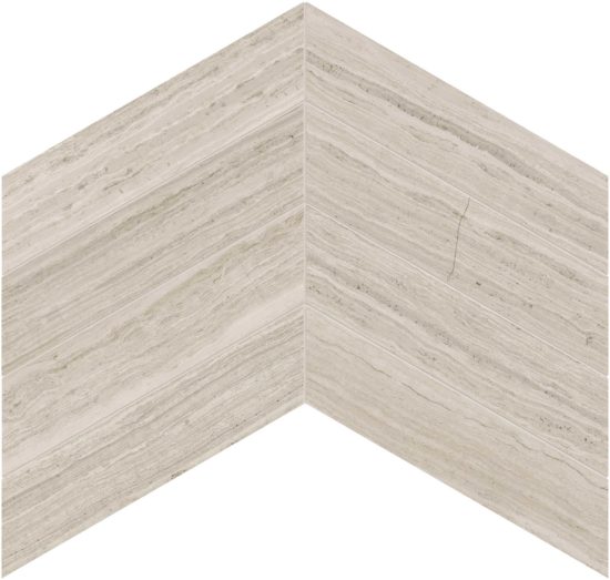 Strada Mist 2x8.5 Chevron Mosaic