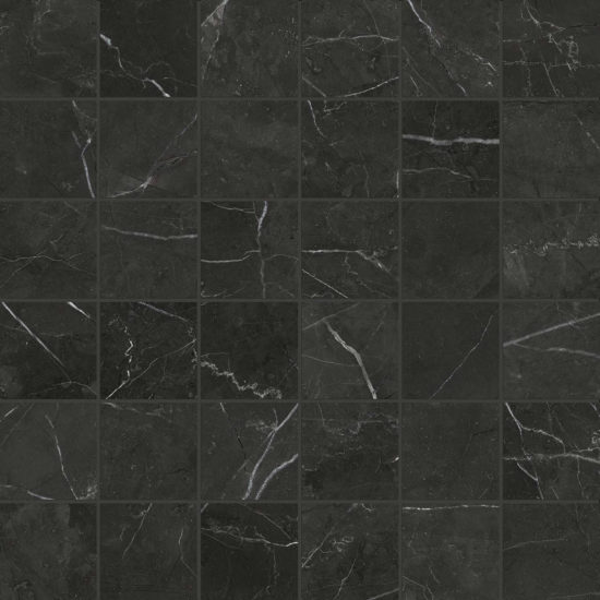 Tivoli Nero Honed 2X2 Mosaic