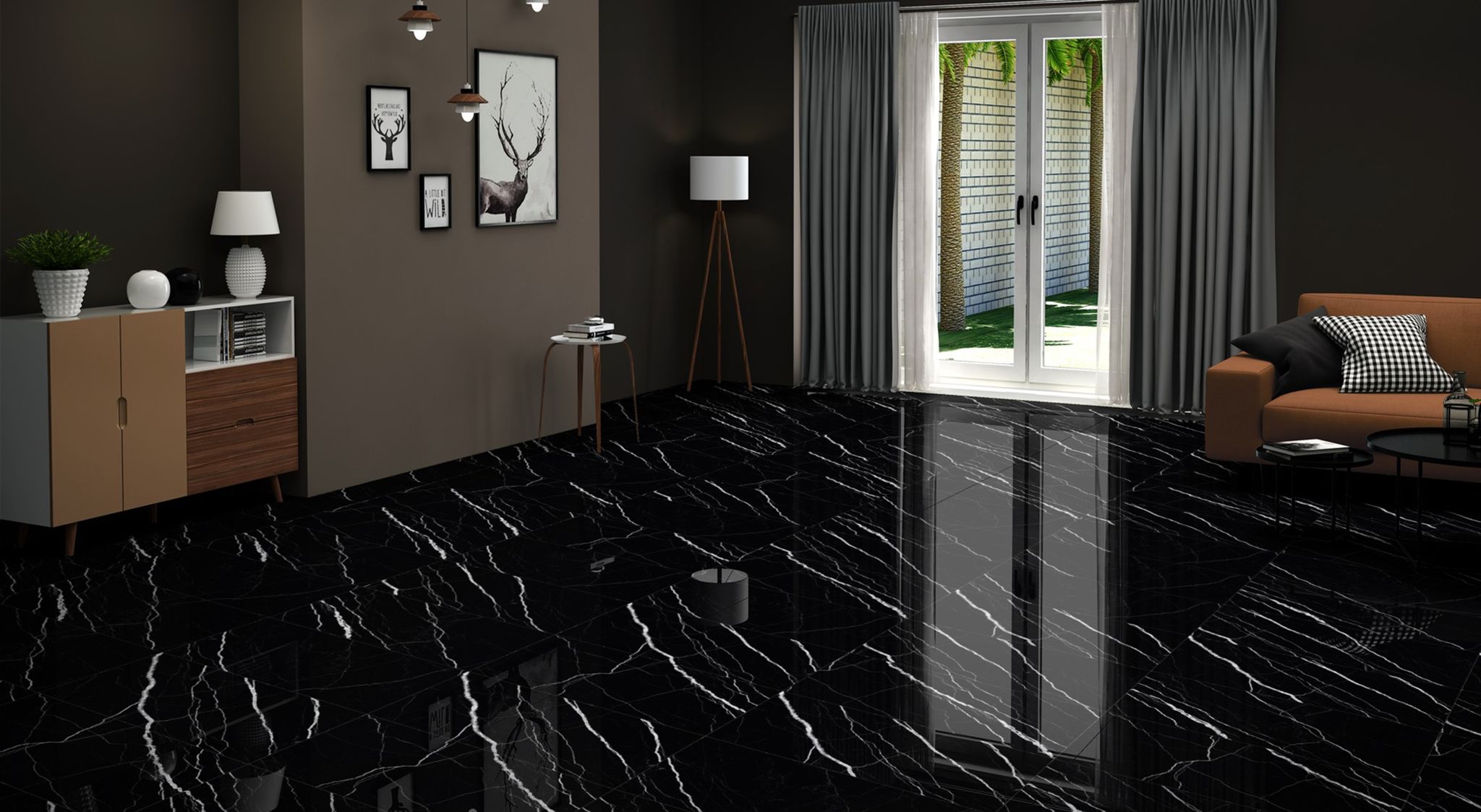 Treasure Midnight Nero 24x48 | Marino Tile NY