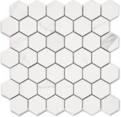 Treasure Statuario 2x2 Polished Hexagon Mosaic | Marino Tile NY