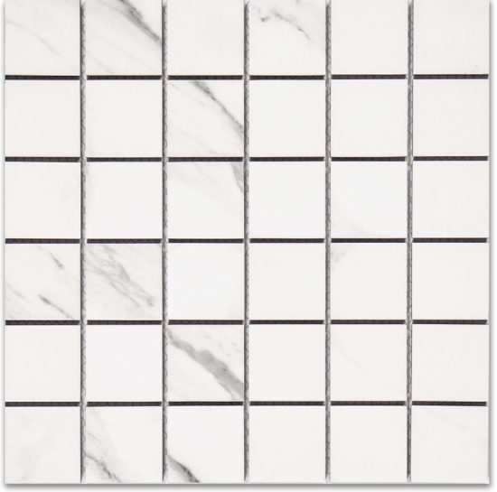 Treasure Statuario 2x2 Polished Mosaic | Marino Tile NY