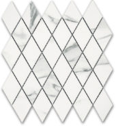 Treasure Statuario Polished Diamond Mosaic | Marino Tile NY