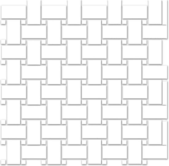 Treasure Ultimate Dolomite Polished Basketweave Mosaic | Marino Tile NY