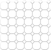 Treasure Ultimate Dolomite Polished Octagon/Dot Mosaic | Marino Tile NY