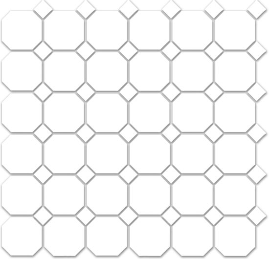 Treasure Ultimate Dolomite Polished Octagon/Dot Mosaic | Marino Tile NY