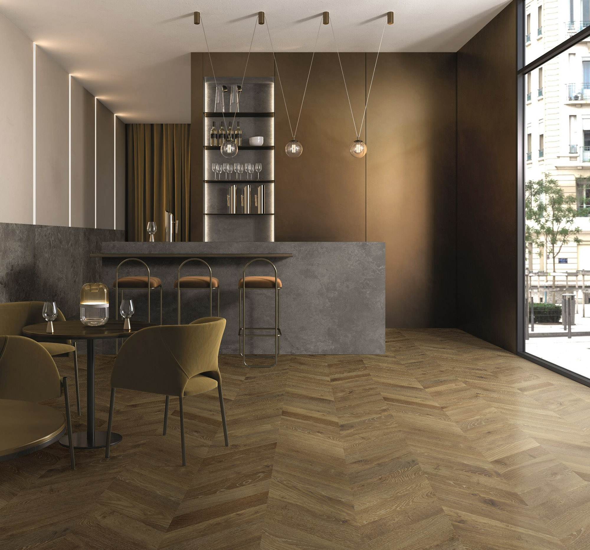 True Earth Chevron 3 | Marino Tile NY