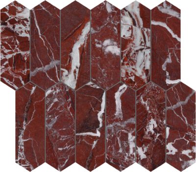 Tuscano Rosso 2×6 Picket Mosaic