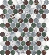 Utopio 1.25 Penny Round Tropic Mosaic | Marino Tile NY