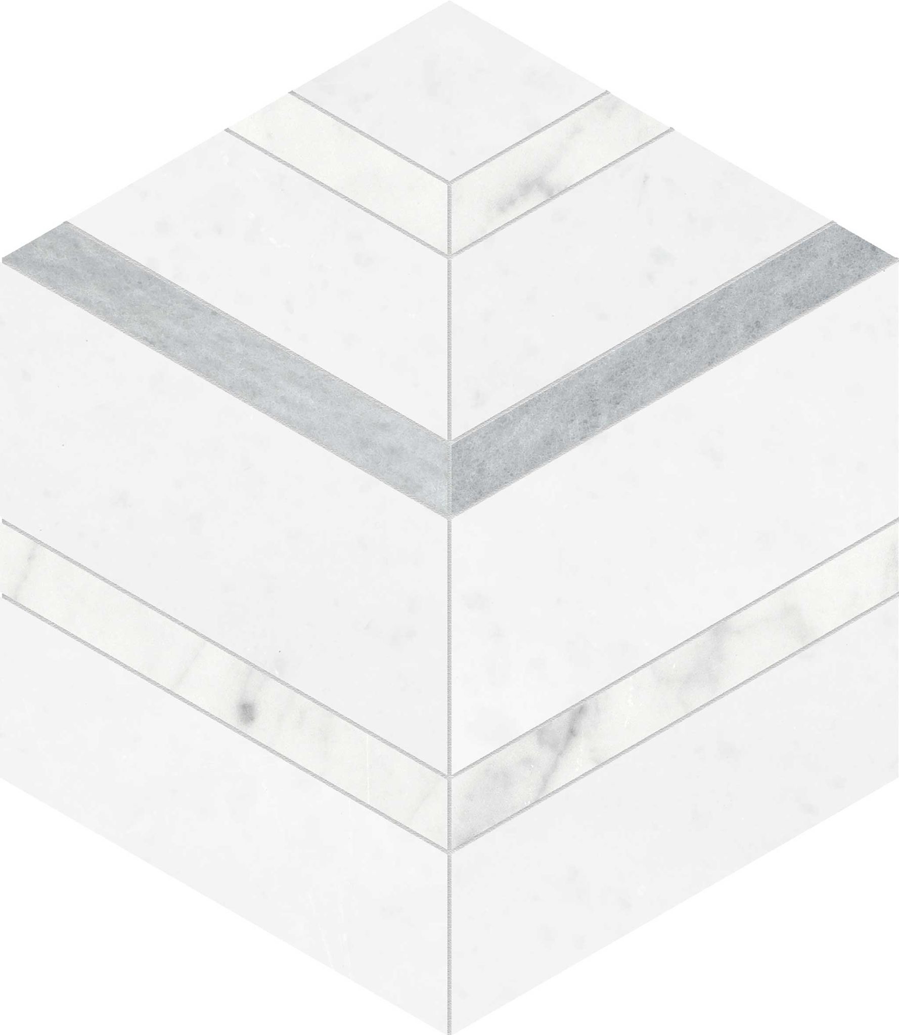 Utopio Hexo Dove Mosaic | Marino Tile NY