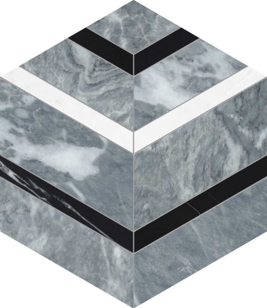Utopio Hexo Monochromo Mosaic