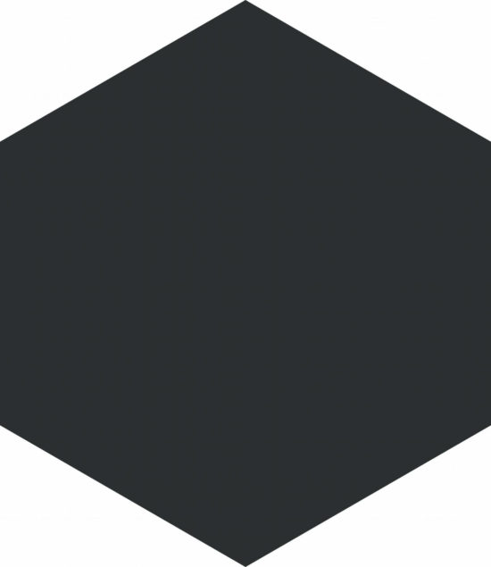 Vida 5.5X6.3” Black Hexagon | Marino Tile NY