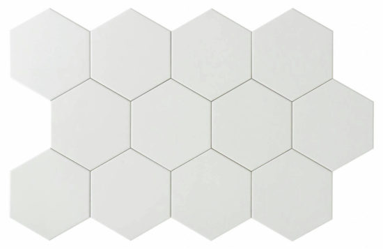 Vida 5.5X6.3” White Hexagon | Marino Tile NY