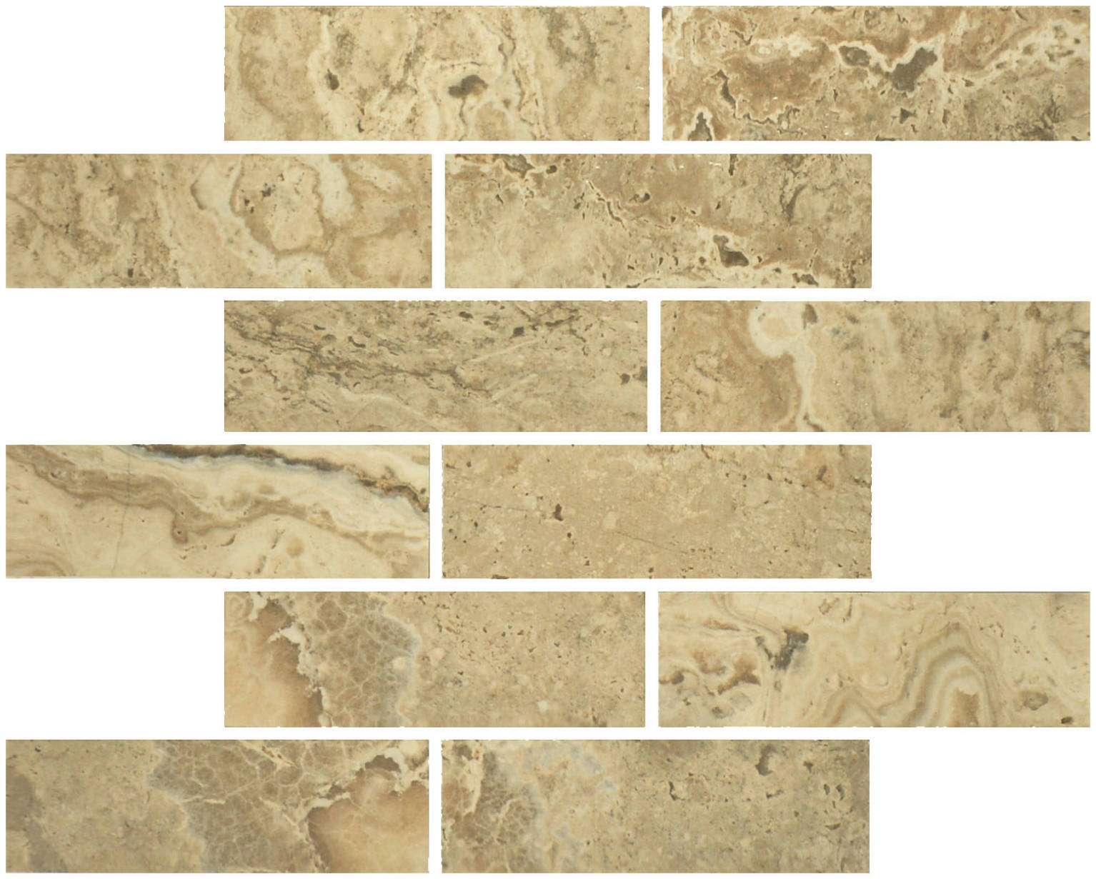 Walnut 2X6 Mosaic | Marino Tile NY