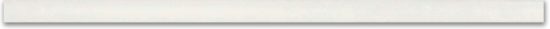 White 0.5X12 Demi Bullnose | Marino Tile NY