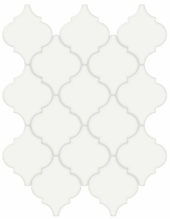 White Glossy Arabesque Mosaic | Marino Tile NY