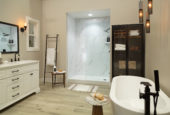 Carrara Marble Gloss Shower Wall Kit 30x60x94 | World Tile Company