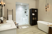 Carrara Marble Gloss Shower Wall Kit 32x60x94 | World Tile Company