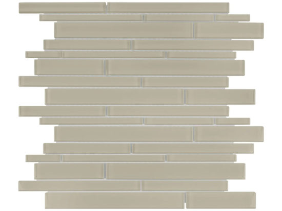 Earth Random Strip Mosaic | World Tile Company