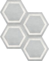 Form 7" Hexagon Frame Ice | World Tile Company