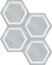 Form 7" Hexagon Frame Tide | World Tile Company