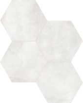 Form 7" Hexagon Ivory | World Tile Company