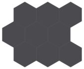 Monoforma 4" Hex Shilhouette Silk | World Tile Company