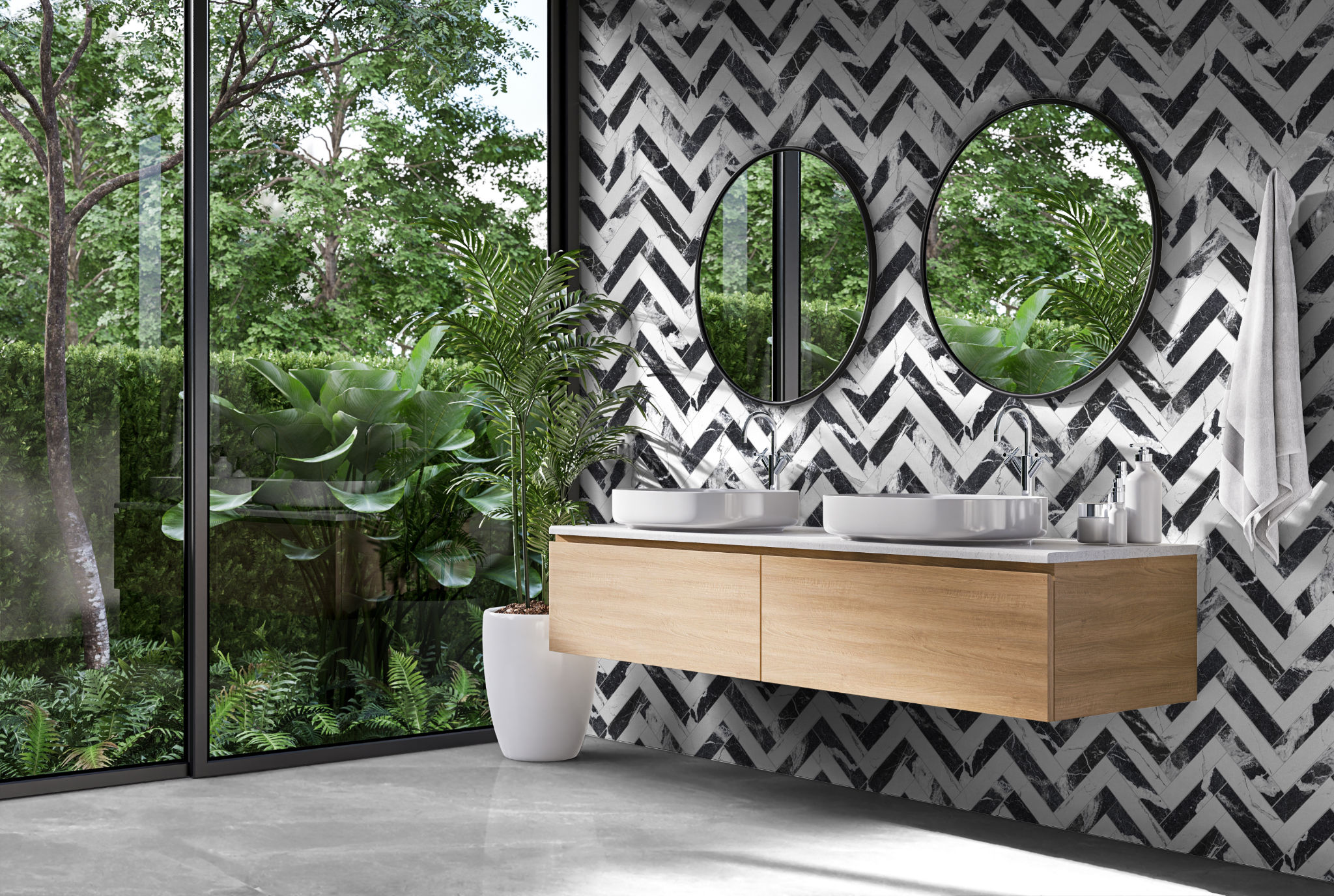 Obsession Nero & Statuario  | World Tile Company