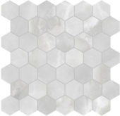 Plata Onyx Crystallo 2 Hexagon Matte | World Tile Company