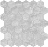 Plata Perla Grigia 2 Hexagon Polished | World Tile Company