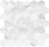 Plata Statuario Brina 2 Hexagon Matte | World Tile Company