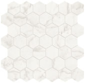 Royal Stoneworks 2" Cloudstone White Hex | World Tile Company