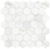 Royal Stoneworks 2" Crown Calacatta Hex | World Tile Company