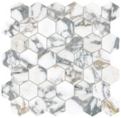 Royal Stoneworks 2" Italian Arabescato Hex | World Tile Company