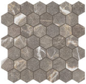 Royal Stoneworks 2" Regal Brown Marble Hex | World Tile Company