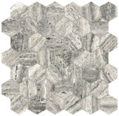 Royal Stoneworks 2" Regal Grey Vein Hex | World Tile Company