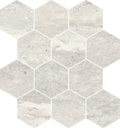 Saturnia 3x3 Hex Roman Matte | World Tile Company