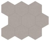 Serena 4" Hex Pewter | World Tile Company
