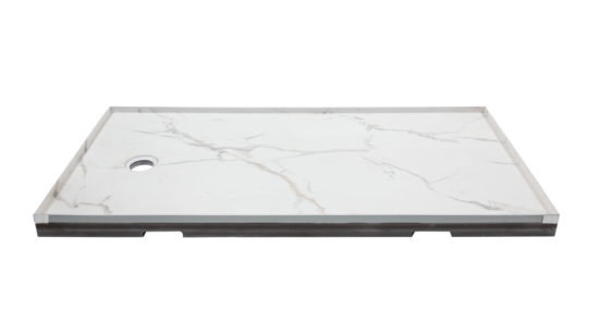 Shower Pan 30x60 Bianco Marble | World Tile Company