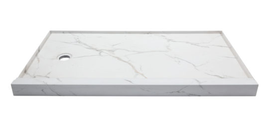 Shower Pan 30x60 Bianco Marble | World Tile Company