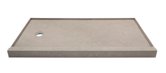 Shower Pan 30x60 Concrete Sand | World Tile Company