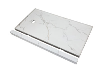 Shower Pan 32×60 Bianco Marble