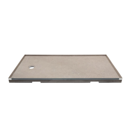 Shower Pan 32x60 Concrete Sand | World Tile Company