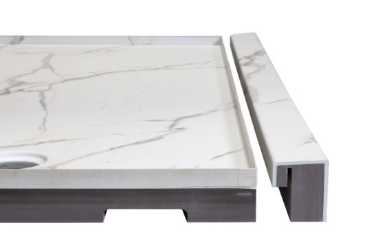 Shower Pan 36x60 Bianco Marble | World Tile Company