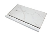 Shower Pan 36x60 Bianco Marble | World Tile Company