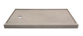 Shower Pan 36x60 Concrete Sand | World Tile Company